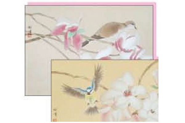 David Hu Blossom cards (2 designs)